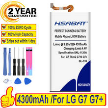 100% Оригинальный HSABAT 3900 мАч BL-T39 Аккумулятор для LG G7 G7 + G7ThinQ LM G710 Q7 + LMQ610 2024 - купить недорого