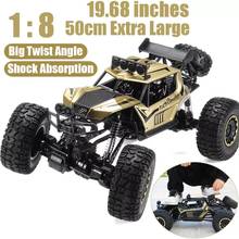 Big 50cm Oversized RC Car 4WD 1:8 alloy Climbing Mountain High speed Off-road Vehicle Toy Christmas Gifts Toys For Kids 1/10 2024 - buy cheap
