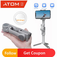 Snoppa ATOM2 3-Axis Phone Handheld Stabilizer Gimbal Wireless Bluetooth Selfie Stick Tripod Anti-Shake For iPhone Huawei Xiaomi 2024 - buy cheap