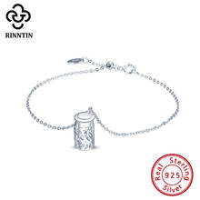 Rinntin Pure 100% 925 Sterling Silver 3 Layers Rhodium Plated Delicate Workmanship Bottle Design For Girls Aniversary TEQB07 2024 - buy cheap