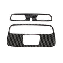 Real Carbon Fiber Car Roof Reading Light Lamp Cover Sticker For Chevrolet Camaro 2016 Car Styling Accessory 2024 - buy cheap