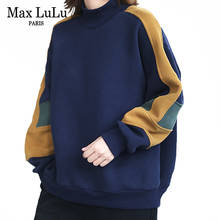 Max LuLu European Style Winter Clothes Fashion Womens Fur Warm Casual Loose Hoodies Ladies Vintage Punk Sweatshirts Plus Size 2024 - buy cheap