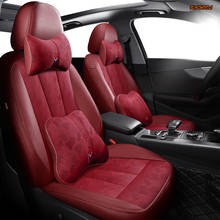 Kahool personalizado couro capa de assento do carro para changan cs35 cs75 cs15 cs95 cs55 benben ev mini amor yuexiang v3 v5 v7 cx20 assento de carro 2024 - compre barato