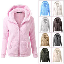 Autumn Winter Women Hoodies Fleece Hooded Long Sleeve Zipper Thicken Coat Outwear Sudaderas Jacket Sweatshirts Lady 2024 - buy cheap