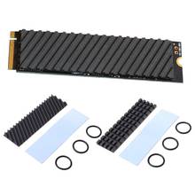 High Quality Pure Copper Graphene Heatsink M.2 NGFF 2280 PCI-E NVME SSD Thermal Pad Cooler 2024 - buy cheap