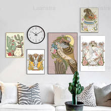 Coloring Painting Feeling Decorative Painting Animal Home Canvas Painting Forest Bird Mystery Living Room Wall Poster Squirrel 2024 - buy cheap
