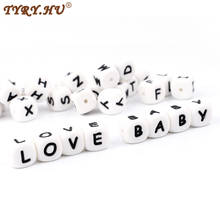 TYRY.HU-chupete con letras de silicona, nombre personalizado, clip de clip, sin BPA, soporte de silicona para pañales, 500 Uds. 2024 - compra barato