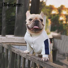 Модная спортивная куртка с капюшоном для собак, одежда для кошек, зимняя теплая одежда для маленьких средних и больших собак, мопс французского бульдога YSC01 2024 - купить недорого