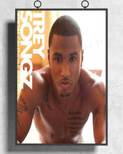 H384 poster de seda decoração para casa trey songz música estrela arte da parede presente de natal 2024 - compre barato