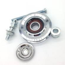 For HYUNDAI CATERPILLAR Imported bearings Slot A Air conditioner tensionerSpecial air conditioning pulley excavator accessories 2024 - buy cheap
