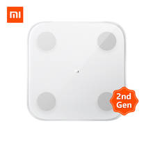 Xiaomi Mi Smart Body Fat Scale 2 Bluetooth 5.0 Balance Test Body Date BMI Health Weight Weighing Scale Monitor LED Display 2024 - купить недорого