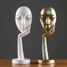 Lady Face Meditator Abstract Art Sculpture Office Craft Ornament Home Decoration Home Decoration Accessories Office Home Decor 2024 - buy cheap