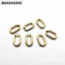 New arrival! 28x17mm Gold color 200pcs CCB Oval chain Shape beads for Earrings parts,hand Made Earrings Findings Jewelry DIY 2024 - buy cheap