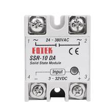 Solid State Relay DC-AC 10A 25A 40A 12V 3-32V DC TO 220V 24-380V AC Load Single Phase SSR for Temperature Control 2024 - buy cheap