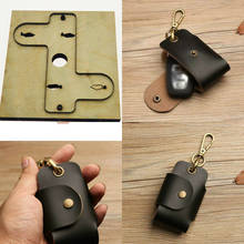DIY leather craft car key bag case die cutting knife mold metal hollowed punch tool set 2024 - buy cheap