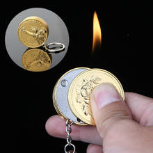 Gold Originality Flame Pendant Lighter Portable gadgets for men Creative 2024 - buy cheap