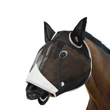 Máscara antimosquito para orelha de olho, cavalo respirável confortável, 1 peça 2024 - compre barato