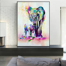 Watercolor Animals Canvas Art Wall Paintings Elephant and Deer Abstract Graffiti Art Prints Pop Art Wall Posters for Kids Room 2024 - buy cheap
