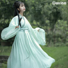Hanfu tradicional chino Original para mujer, disfraz de espadachín de la antigua Dynasty Tang, traje de baile folclórico, traje de hada 2024 - compra barato