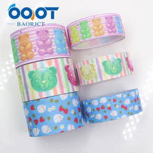 OOOT BAORJCT I-191007-2389,38mm,10yards Cartoon Thermal transfer Printed grosgrain Ribbons,Wedding Party Decoration DIY Material 2024 - compre barato
