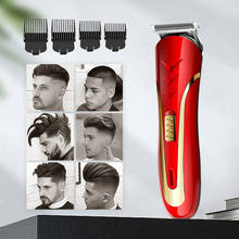Электрическая машинка для стрижки волос Kemei для мужчин, профессиональный многофункциональный триммер для волос 3 в 1, Беспроводная Бритва, триммер для носа, бороды, бритва 2024 - купить недорого