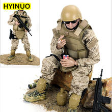 6 Models 1/6 Scale Plastic Camouflage Toy Gun Military Model Action Figure Set Sculpt Model 12' Full Set Action Figure Doll Toys 2024 - buy cheap