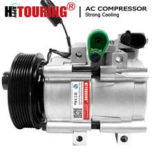 Compressor ca para kia sorento 2.5 crdi, hs18, 2002 2003 2004 2005 2006 2007 2008 2009 97701-3e350 977013e350 97701 suporte 2024 - compre barato