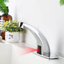 Hot & Cold Bathroom Automatic Infrared Sink Touch Free Sensor Faucets Water Saving Inductive Electric Water Faucet Kitchen Tap 2024 - buy cheap