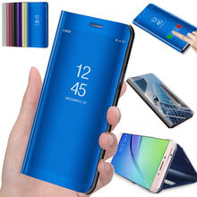 Smart Mirror Flip Case For Samsung Galaxy S8 S9 Plus S10 S10e S7 Edge S6 Note 9 8 J5 J7 2016 A6 A8 J4 J8 J6 2018 A5 2017 Cover 2024 - buy cheap