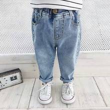 Children's Wear Children's Pants 2019 Autumn New Baby Stretch Jeans Boys Girls Trousers Korean Version 2024 - buy cheap