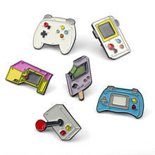 Game Controller Brooch Enamel Pin Creative Trinket Jewelry Brooches&Pins Backpack Shirt Badge Pins Collection Gifts 2024 - buy cheap