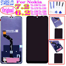 ЖК-дисплей с дигитайзером для Nokia, сенсорный экран 6,3 дюйма для Nokia 6,2 TA-1198 TA-1200 TA-1187 TA-1201 2024 - купить недорого