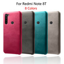 Funda protectora de lujo para Xiaomi Redmi Note 8T, carcasa de piel sintética vegana, anticaída, para Redmi Note 8 Pro 2024 - compra barato