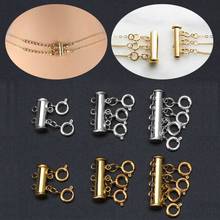 Multi Strand Clasps Lobster Clasp Necklace Magnetic Tube Lock Jewelry Connectors Drop Ship 2024 - buy cheap