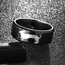 Moredear anel de titânio 8mm para homens, anel de salsicha amd para mulheres 2024 - compre barato