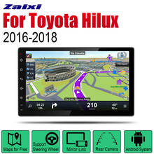 ZaiXi Android 2 Din Auto Radio para Toyota Hilux 2016 ~ 2018 coche Multimedia Player sistema de navegación GPS Radio Estéreo 2024 - compra barato