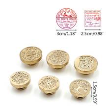 500+ Patterns Wax Seal Stamp Retro Wood Stamp Kits Replace Copper Head-Stamp Series 2024 - buy cheap