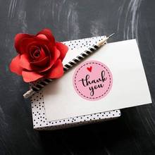 500pcs Thank You Stickers Handmade Round Packaging Seal Label Scrapbooking Decoration Baking 2024 - buy cheap