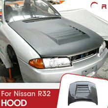 For Nissan R32 Skyline GTR D-Style Carbon Fiber Glossy Finished Hood Car accessories Exterior Body kit 2024 - buy cheap