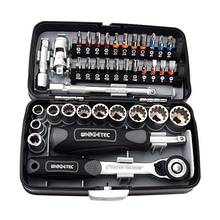 High quality 38PCS Mini ratchet wrench set 1/4 socket screwdriver head hex trox slot bit bike Repair handle tools S2 material 2024 - buy cheap