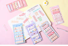 Cute collage diary series Self-Adhesive Memo Pad Sticky Notes memo boards Bookmark School Office Supply papelaria 2022 - buy cheap