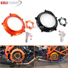 Protetor de embreagem para motor, capa transparente para ktm 1290 superduke gt r adventure 1090 1050 1190 r lc8 2024 - compre barato