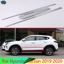 For Hyundai Tucson 2019 2020 Car Accessories ABS Chrome Side Door Body Molding Moulding Trim 2024 - buy cheap