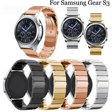 Pulseira smartwatch de aço inoxidável, para samsung gear s3, 46mm, 22mm, esportiva 2024 - compre barato