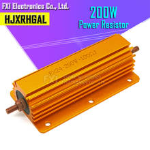 200W Aluminum Power Metal Shell Case Wirewound Resistor 0.1 ~ 1K 0.15 0.2 0.5 1 1.5 2 6 8 10 15 20 100 150 200 300 400 1K ohm 2024 - buy cheap