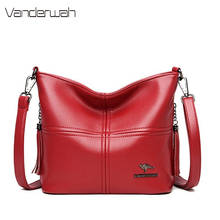 Luxury Handbags Women Tote Bag Designer Famous Brand Leather Tassel Shoulder Crossbody Bags Sac Ladies Casual Hand Bags Bolsas 2024 - buy cheap