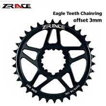 ZRACE велосипедная Звездочка 10s 11s 12s MTB Bike ChainWheel Eagle tooth 7075 CNC офсет 3 мм 32T 34T 36T для SRAM прямого монтажа кривошипа 2024 - купить недорого