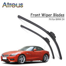 Atreus 2pcs High Quality Long Life Rubber Front Wiper Blades For BMW Z4 E89 E85 2002-2017 Windshield LHD Car Accessories 2024 - buy cheap