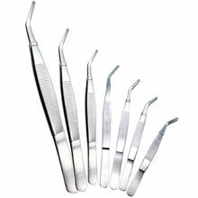 Elbow Tweezers Anti-static Hand Tool Clear Clip Tool 12.5cm/14cm/16cm/18cm/20cm/25cm/30cm Stainless Steel 2024 - buy cheap