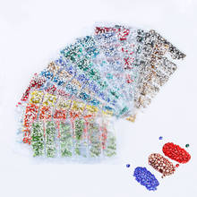 1728pcs SS4-SS12 mix size crystal glass strass nail art rhinestones for 3D nail decorations 2024 - buy cheap